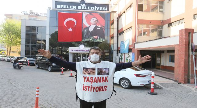 Efeler belediyesi sokak hayvanları için yürüyen İğdigül’ü ağırladı