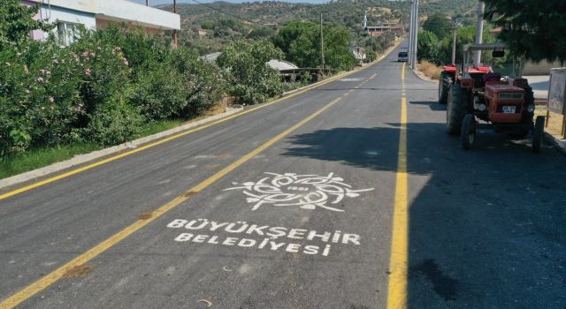 Aydın Büyükşehir Belediyesi yol çalışmalarında hız kesmiyor