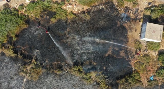 Didim’deki Yangın Ekiplerce Kontrol Altına Alındı