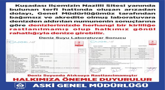 Kuşadası Belediyesi Basın Açıklamasında Bulundu