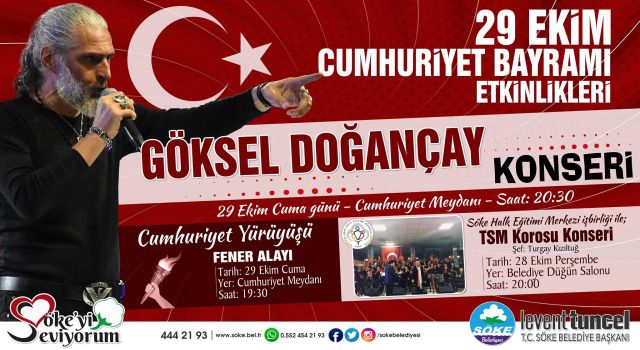 Söke’de Cumhuriyet Coşkuyla Kutlanacak