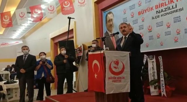 Büyük Birlik Partisi Genel Başkanı Destici Nazilli'de