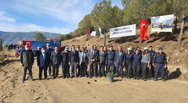 Nazilli’de Milli Ağaçlandırma Gününde Fidanlar Toprakla Buluştu