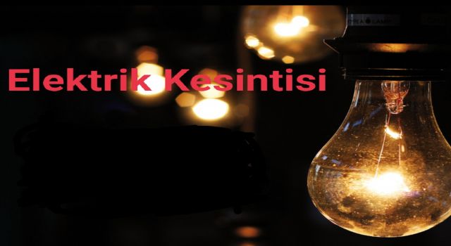 Nazilli'nin iki mahallesinde elektrik kesintisi