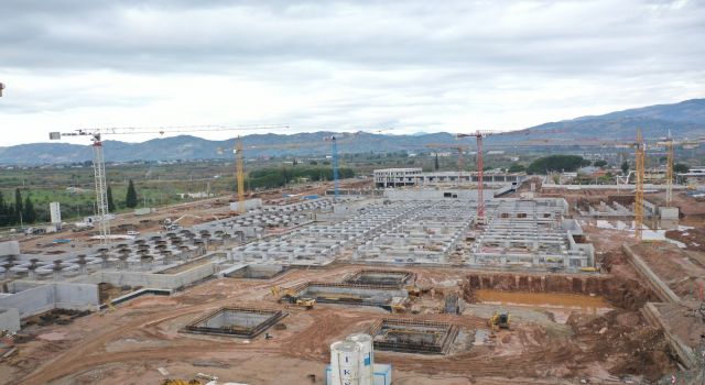 Aydın Şehir Hastanesi'nde çalışmalar tüm hızıyla devam ediyor