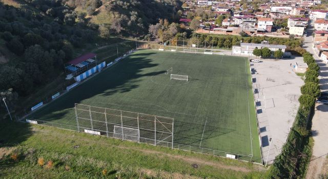 İsabeyli Sentetik Futbol Sahası Yenilendi