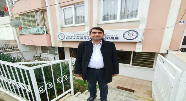 Nazilli Elektrik Elektronik Odası Başkanı Mehmet Akyol'dan basın açıklaması