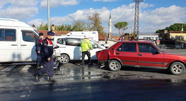 Nazilli'de zincirleme trafik kazası