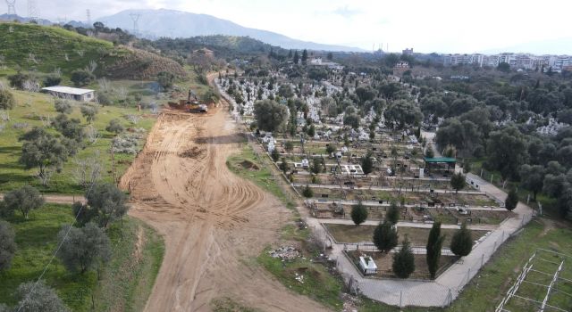 Eğriboyun Mezarlığı’nda genişletme çalışmaları başladı