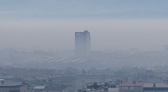 Nazilli'de sis şehrin üstünü kapladı