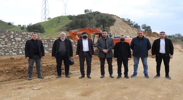 Başkan Özcan’dan makamda değil sahada hizmet