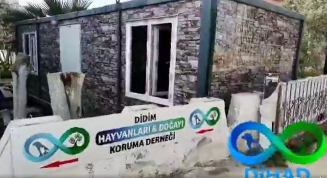 Eşinin hayrına barınağa bağış yaptı