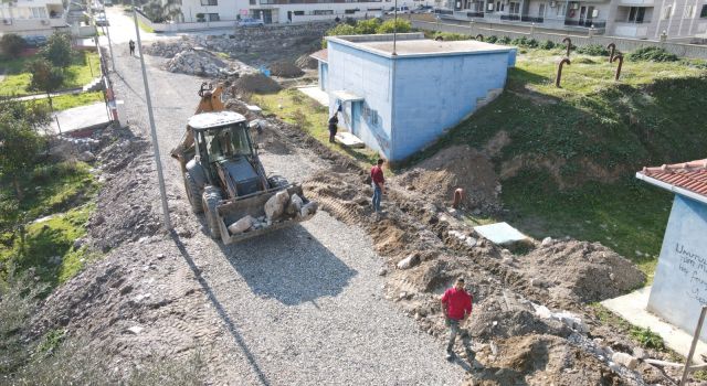 Nazilli Belediyesi İsabeyli’de çalışmalarını hız kesmeden sürdürüyor