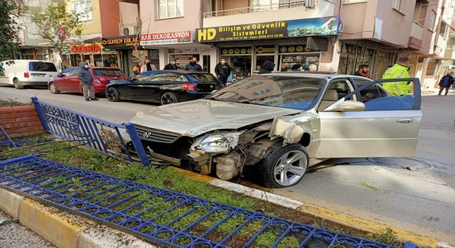 Nazilli’de Atatürk Bulvarı üzerinde kaza