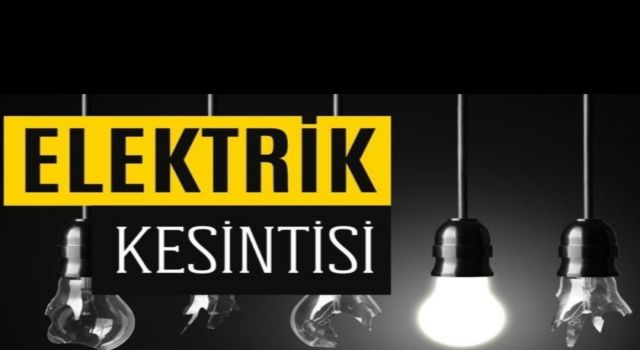 Nazilli’de elektrik kesintisi yaşanacak