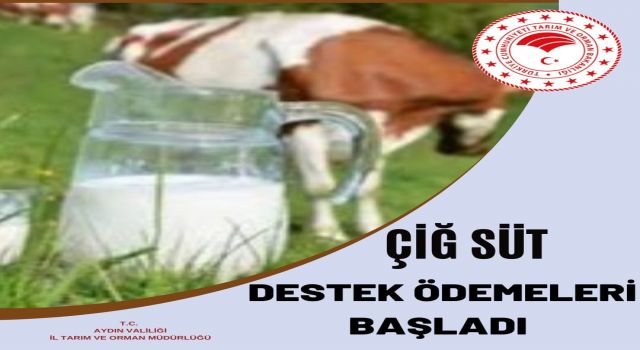 Üreticinin merakla beklediği çiğ süt destek ödemesi başladı