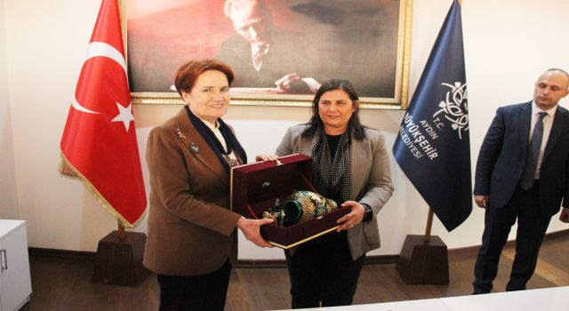 Başkan Çerçioğlu, İYİ Parti Genel Başkanı Akşener'le görüştü