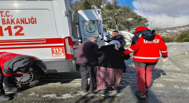 Köşk Belediyesi yaşlı kadının imdadına koştu