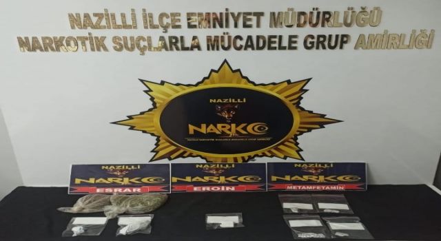 Nazilli polisi uyuşturucuya geçit vermedi 