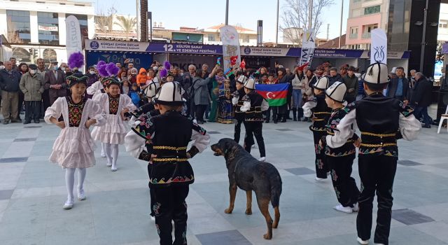 Nevruzda sevimli köpek herkesin sevgisini kazandı