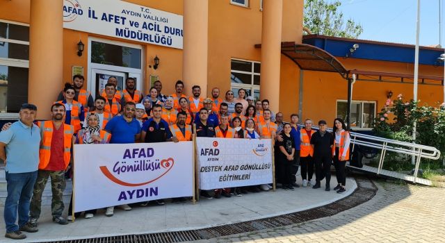 AFAD gönüllüleri eğitimlerini tamamladı