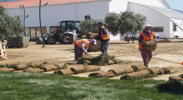 Horsunlu Sosyal Tesisleri’nde çalışmalar hız kazandı