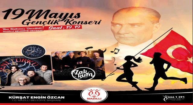 Nazilli 19 Mayıs'ta müziğe doyacak