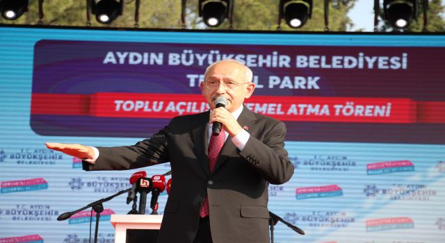 Aydın Tekstil Park CHP Lideri Kemal Kılıçdaroğlu'nun katıldığı tören ile açıldı