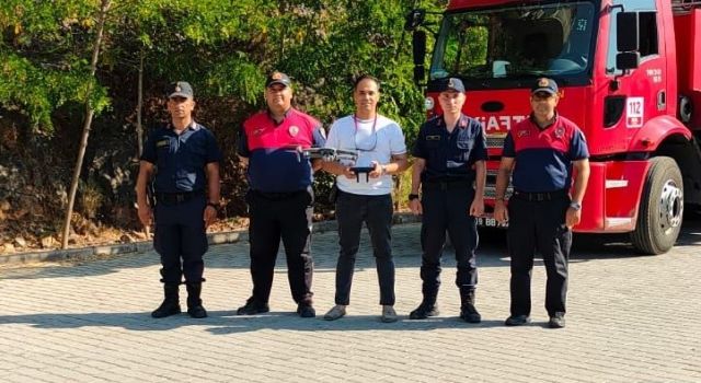 Aydın'da ormanlar yangına karşı termal drone ile kontrol ediliyor