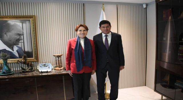 Başkan Özcan İYİ Parti Lideri Akşener'i ziyaret etti