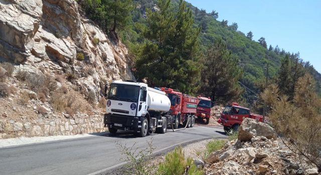 Nazilli Belediyesi'nden Datça'daki yangın bölgesine destek 