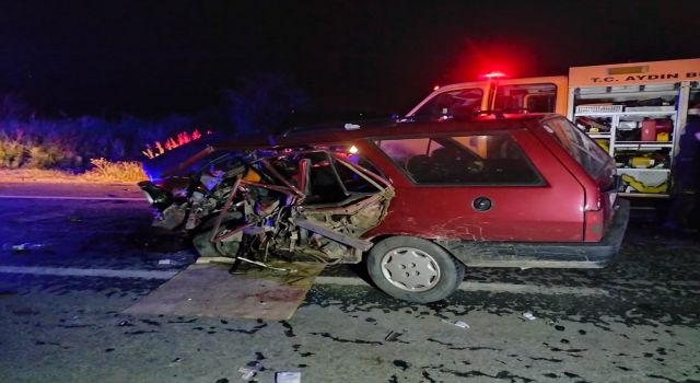 Nazilli'de trafik kazası: 1 ölü, 2 yaralı