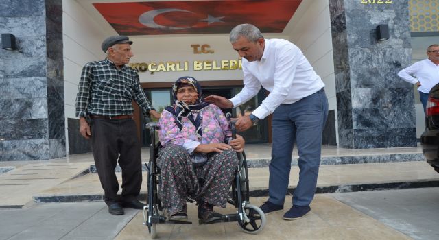 Saliha teyzenin hayalini Başkan Kaplan gerçekleştirdi