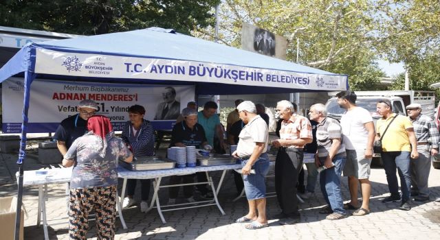 Aydın Büyükşehir Belediyesi merhum Başbakan Menderes’i andı