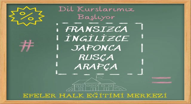 Efeler Halk Eğitim Merkezi dünyaya açılıyor