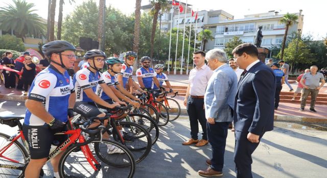 Zaferin 100. yılında 650 kilometre pedal çevirdiler