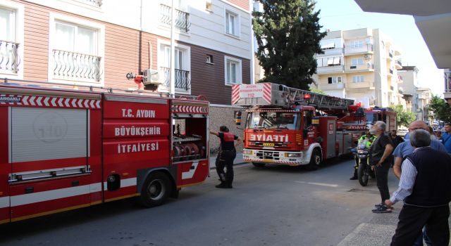 Aspiratörden çıkan yangın itfaiye ekiplerini harekete geçirdi