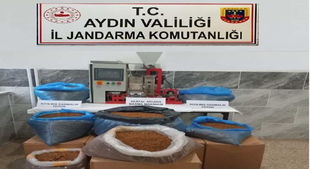 Aydın'da 100 kilo kıyılmış tütün ele geçirildi