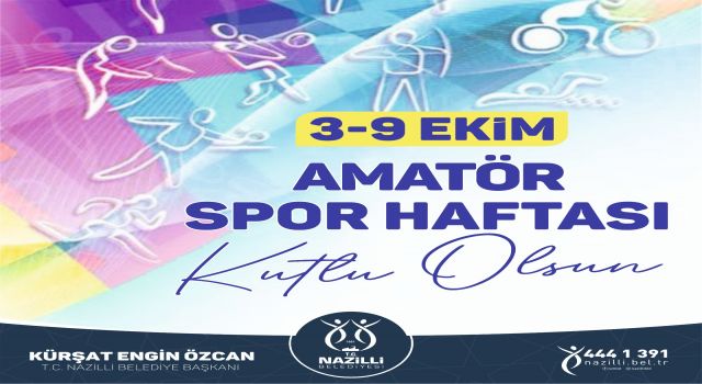 Başkan Özcan Amatör Spor Haftası’nı kutladı