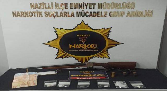 Nazilli’de uyuşturucu partisine polis baskını