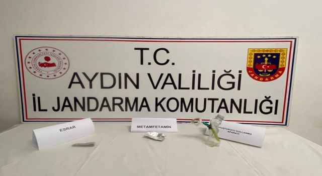 Aydın’da Jandarma'dan uyuşturucu operasyonu