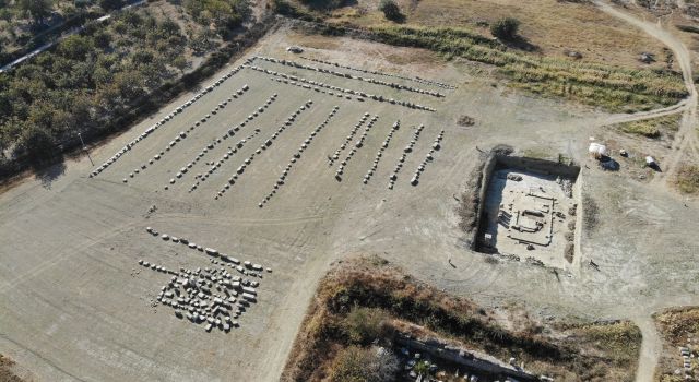 Magnesia Antik Kenti'nde 'Zeus Tapınağı' tamamıyla ortaya çıkarıldı