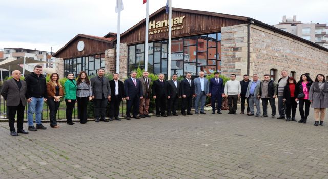 Özcan, Nazilli Tarım Hayvancılık ve Gıda Fuarı öncesi düzenlenen Basın Toplantısına katıldı