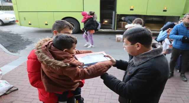 Hatay’daki depremzedeler Nazilli’ye getirildi… 