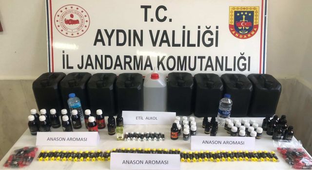 Didim’de 46 litre etil alkol ele geçirildi