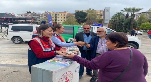 Jandarma ve polis sokak hayvanları için ücretsiz mama dağıttı