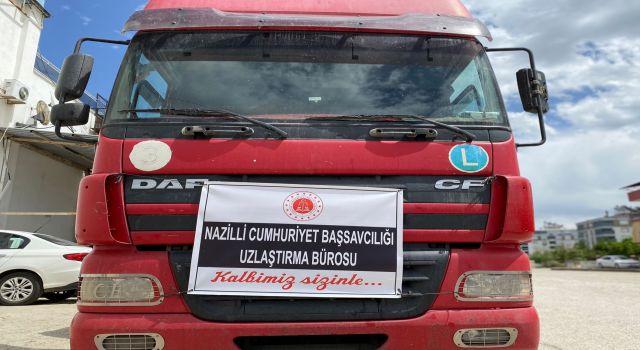 Nazilli Uzlaştırma Bürosundan Hatay'a Yardım Eli 