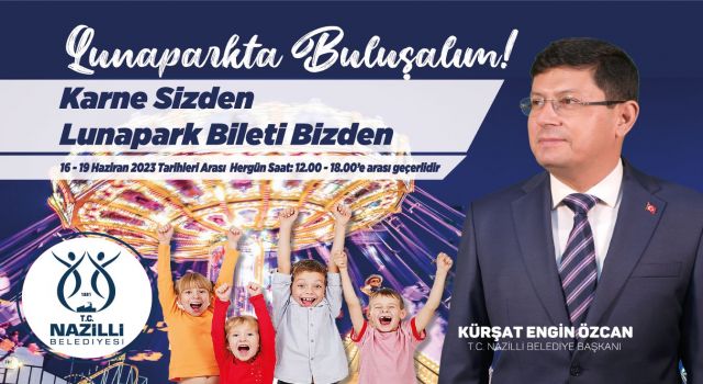 Başkan Özcan’dan öğrencilere karne hediyesi