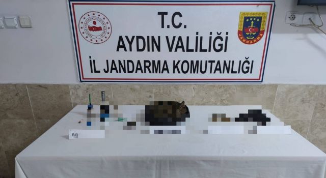 Nazilli’deki evde uyuşturucu madde ele geçirildi