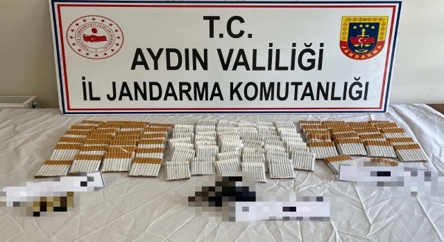 Aydın'da kaçak sigara operasyonu: 1 gözaltı